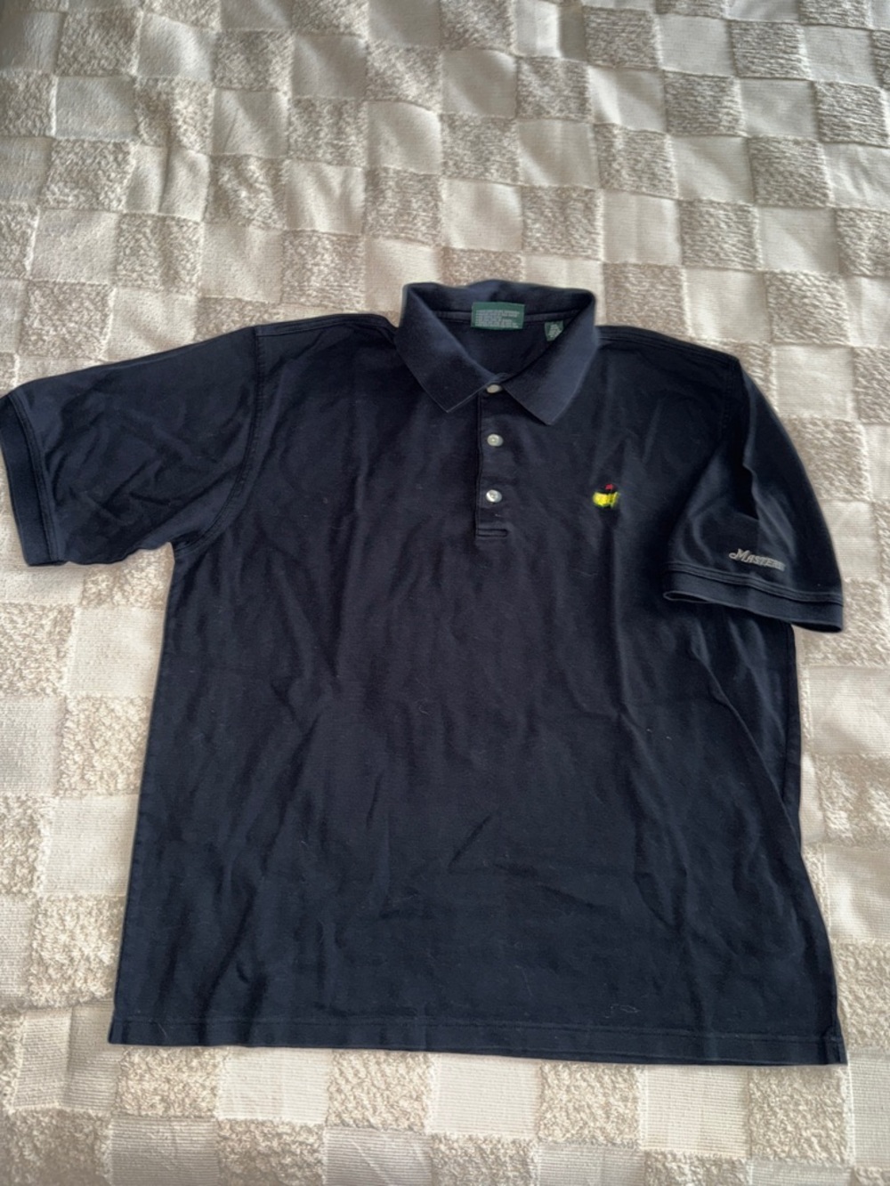 Masters Collection Black Polo size XL